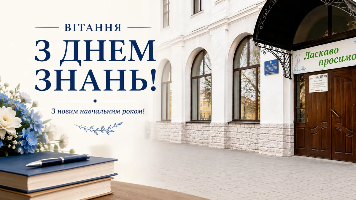 Вітання з новим навчальним роком