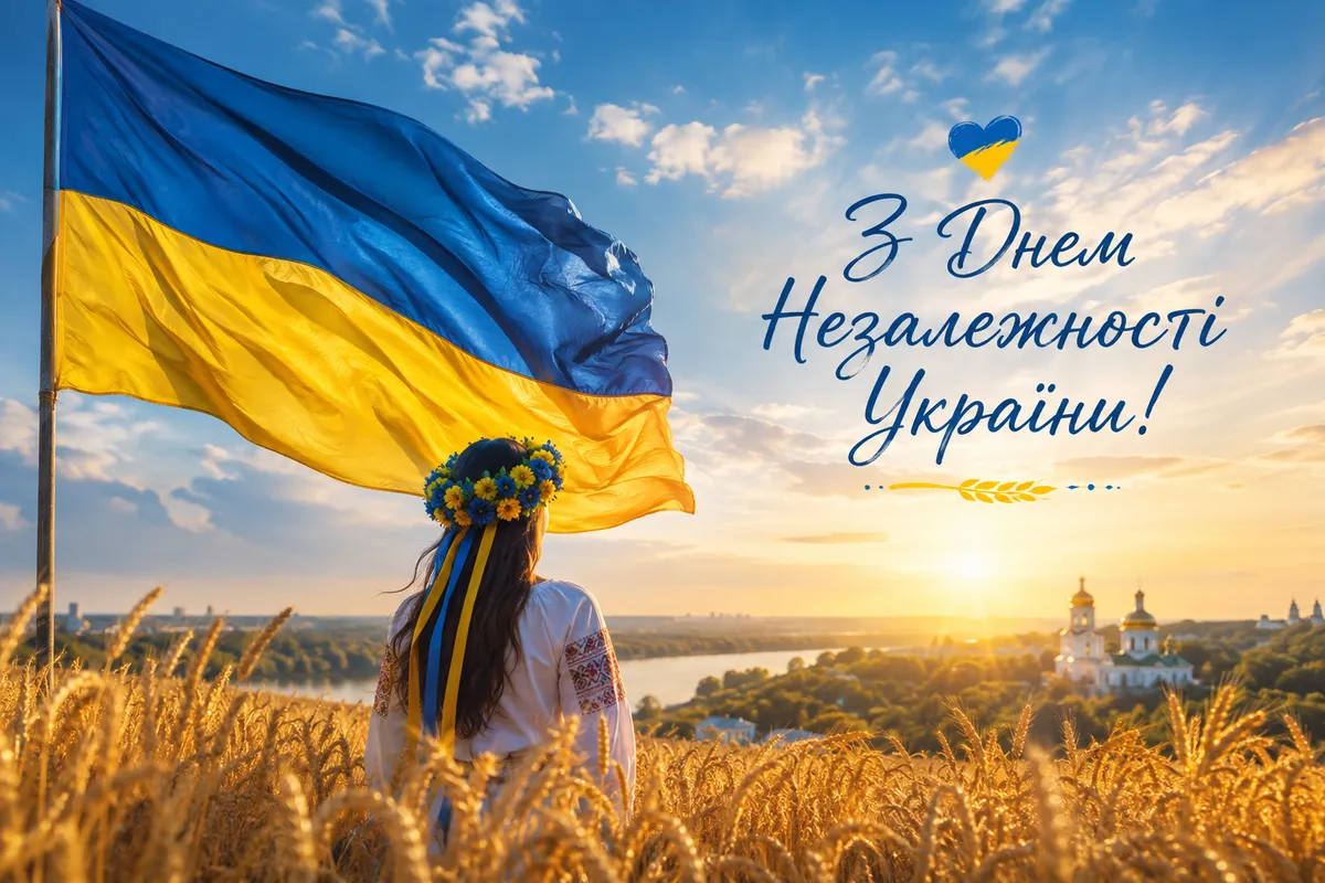 З ДНЕМ НЕЗАЛЕЖНОСТІ УКРАЇНИ!