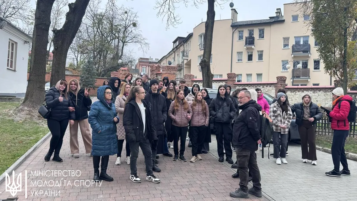 Екскурсія містом в рамках проєкту «Молодіжний міст Луцьк – Хелм задля міжкультурних зв’язків»